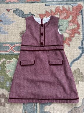 Pepa London Girls' Burgundy Herringbone Jumper